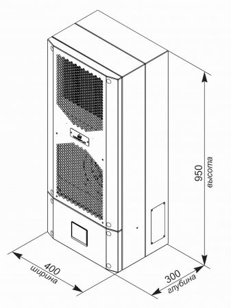 Кондиционер для шкафа настенный UNISPLIT MHW-210E(1) UNIcontroller